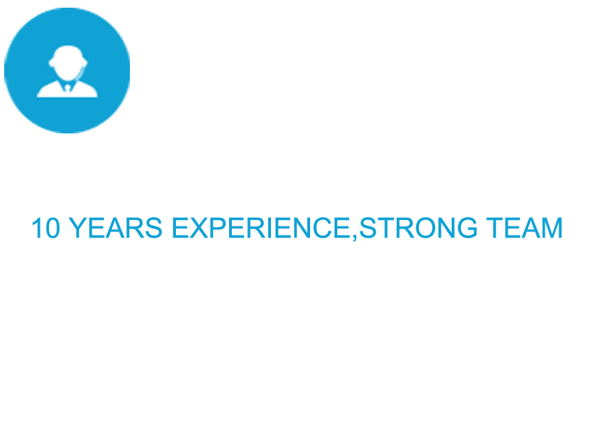 10 years experience,strong team